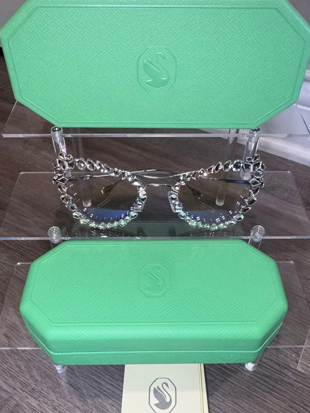 Swarovski Cateye Crystal Eyeglasses SK7011